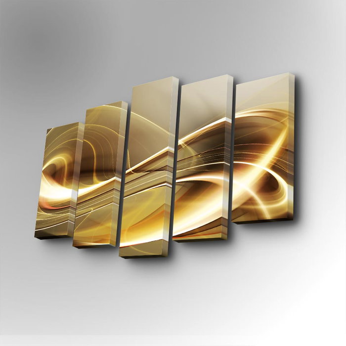 Wallity Cuadro Decorativo en Lienzo 5 Piezas 5PUC-036 Multicolor Wallity Cuadro Decorativo en Lienzo 5 Piezas 5PUC-036 Multicolor